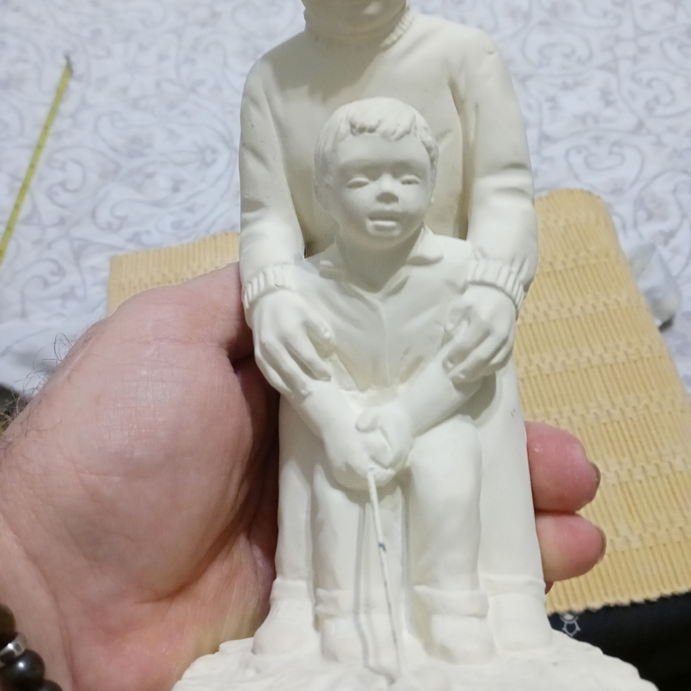 Golf Vintage Heartwarmers First Lesson statue